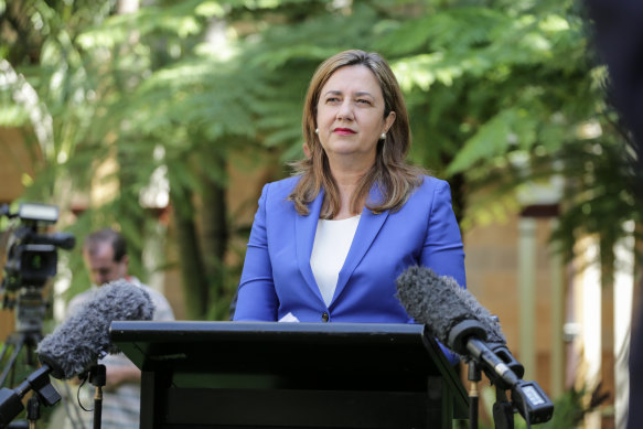 Queensland Premier Annastacia Palaszczuk