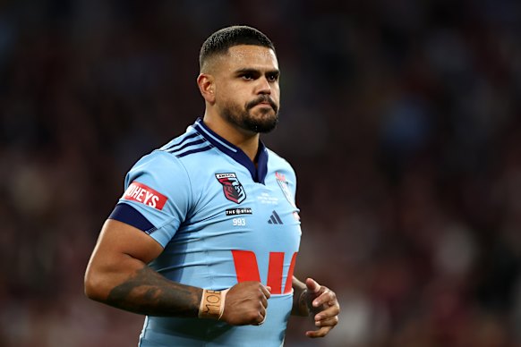 Focused: Latrell Mitchell has cut out alcohol.