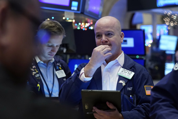 Wall Street retreated after inflation numbers were higher than expected.