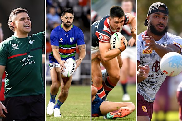 Latrell Mitchell, Shaun Johnson, Victor Radley and Hamiso Tabuai-Fidow.