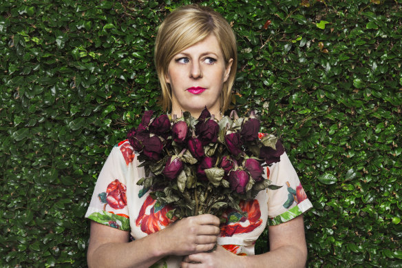 Author Liane Moriarty photographed at home in 2016.