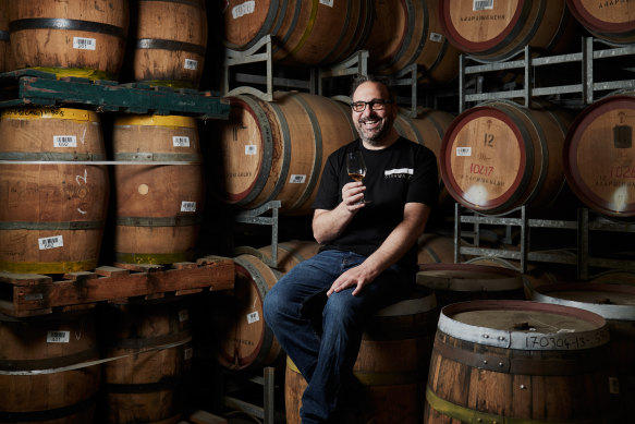 David Vitale, CEO of Starward Whisky, which has won multiple awards for whiskey aged in Australian red wine barrels.