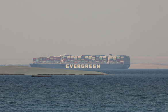 Egypt has seized the Ever Given ship - which is leased by Taiwanese conglomerate Evergreen.