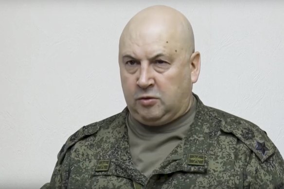 Last seen denouncing the mutiny: Russian General Sergei Surovikin.