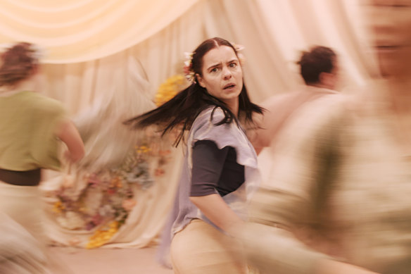 Chloe Bayliss plays Sarah in MumLife, a short musical drama about a first-time new mother having a bad day.