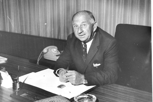 Sir Henry Bolte in 1972.
