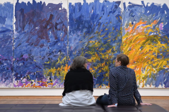 The painting ‘Edrita Fried 1981’ by Joan Mitchell