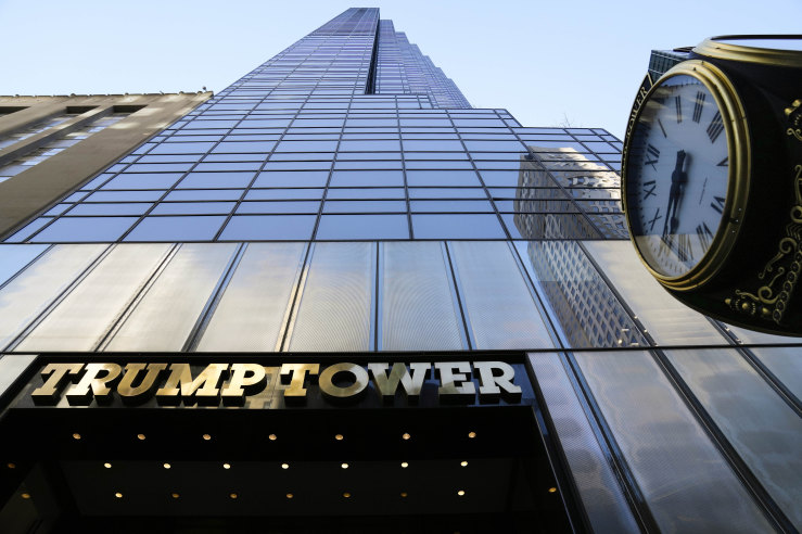 Trump’s penthouse apartment at Trump Tower has been an integral part of his image for 40 years.CREDIT:AP