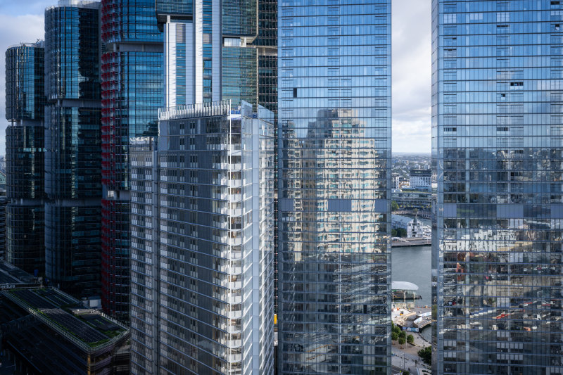 The desire for views in the best buildings has tightened supply and raised rents.