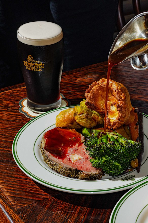 Sunday roast at The Carlisle Castle Hotel.