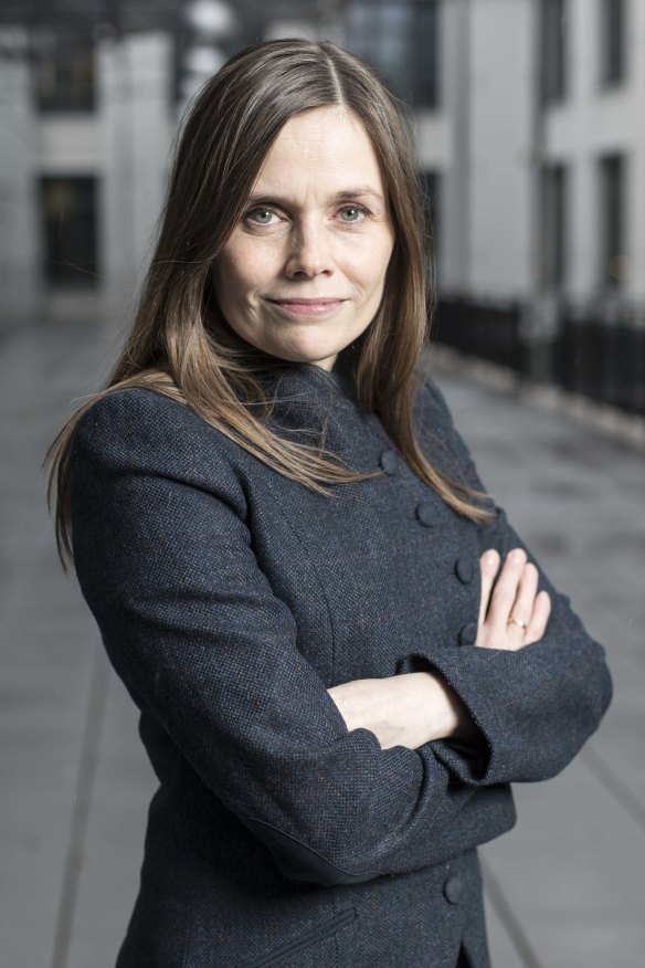 Iceland’s PM Katrín Jakobsdóttir: “It was a relief to have something else to focus on,” she says of the novel. “Writing this book saved my mental health.”