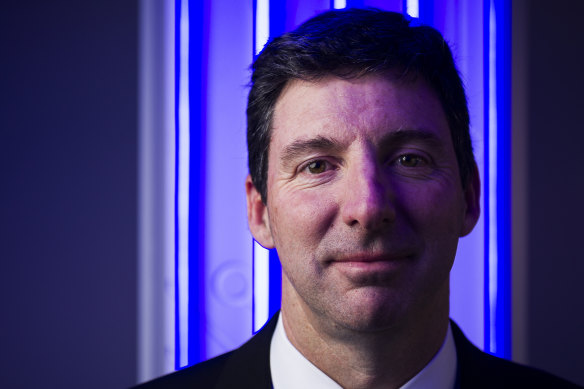 Cyber expert Nigel Phair in the new cyber security centre at UNSW.