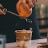 Tone Coffee’s “tiger bomb” coffee featuring fresh orange zest.
