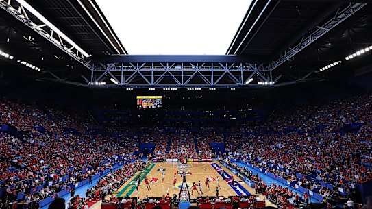 The open-air RAC Arena in Perth.