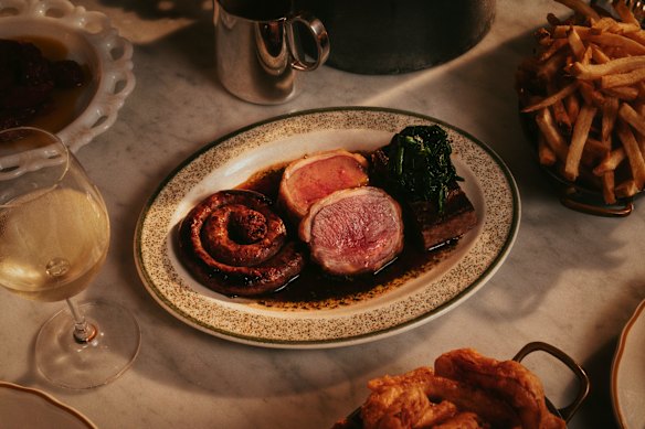 The “parts and labour” lamb plate.