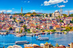Take a boat trip along the Bosphorus in Istanbul.