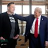 Elon Musk and Donald Trump, pictured here in October 2024, seem to be heading for another break-up. But this isn’t the first time it’s happened in their years-long rollercoaster relationship.