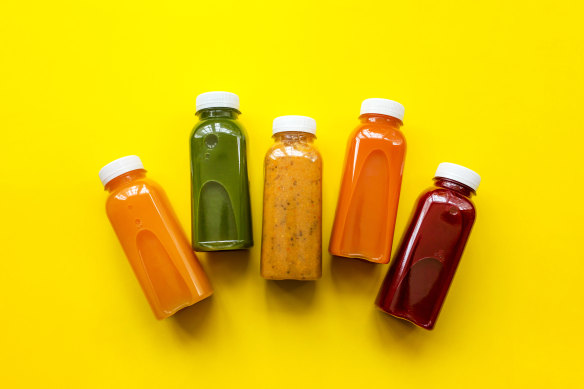 Some juices can be sources of concentrated sugars in the diet.