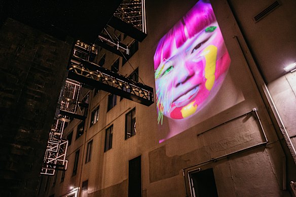 Digital artworks by Mila Kudis will light up Foy Lane. 