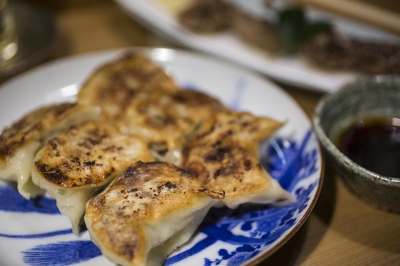 Gyoza from Nom in Darlinghurst.