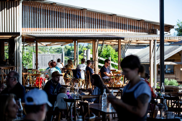 Perera likes to dine at the Three Blue Ducks at Byron Bay. 