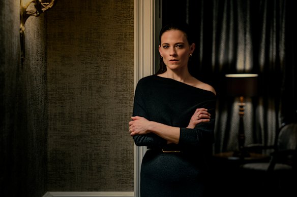 Lara Pulver as Bella Harrigan in Mobland.