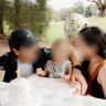 Pixelated version. Family of baby who died after being left in the car in Earlwood on 4 February, 2025. 5 February 2025. Photo Supplied