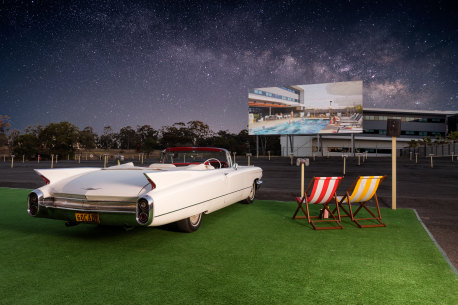 Movie under the stars: Skyline Drive-in one of Australia’s few remaining drive-in cinemas.