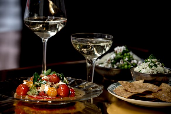 The snacky menu stars such as gochujang-spiced devilled eggs.