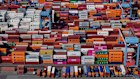 Containers at the port of Hamburg. Donald Trump’s trade war has revived EU interest in trade deals with Asia. 