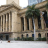 The city of Brisbane resembled a ghost town on Saturday after the Queensland Premier Annastacia Palaszczuk announced a three day lock down. Pictured is King George square in the CBD.