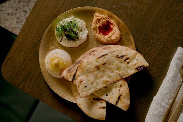 At Ela, pita is made fresh every morning.