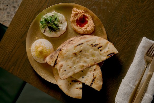 At Ela, pita is made fresh every morning.