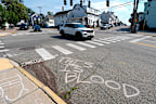 The scene of the shooting in Maine on Monday.