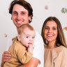 Jess Ragusa, husband James Ragusa and their miracle CF baby, Cooper. 