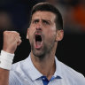 When will Novak Djokovic start acting his age?
