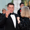 Karl Stefanovic returned to the spotlight on the Logies red carpet.