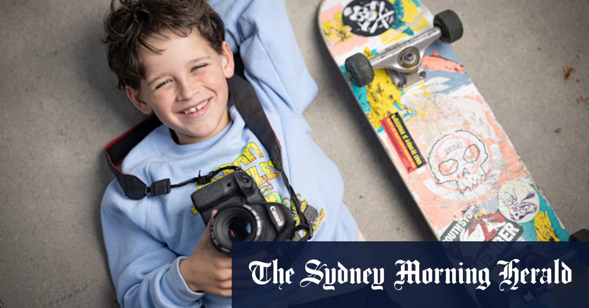Meet the eight-year-old photographer who captured a secret Sydney skate park