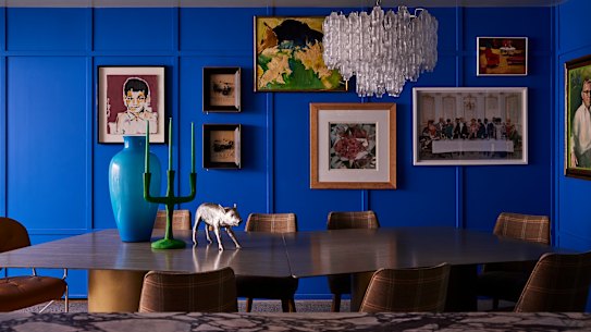 Interior designer Brett Mickan says artwork is a great starting point for bringing colour into interiors.