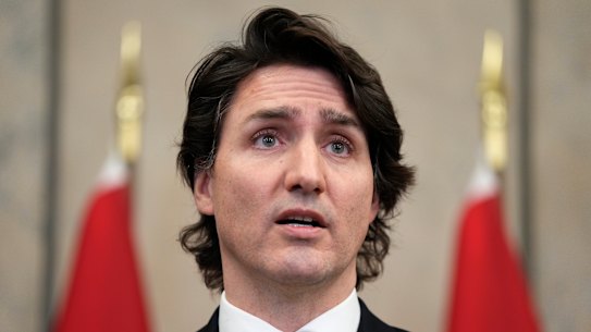 Canadian Prime Minister Justin Trudeau.