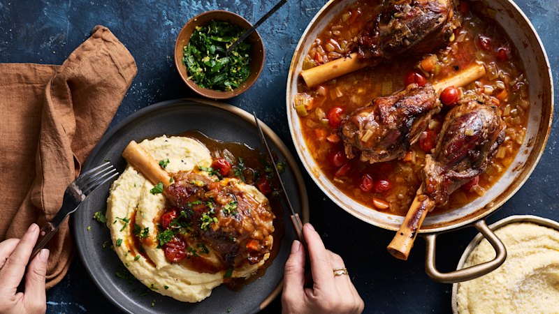 Outlets share a lamb shank braising tip using a pantry ingredient