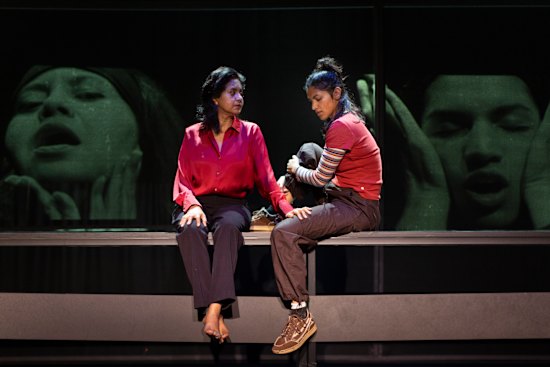 Michelle Perera (left) and Sarah Fitzgerald star in The Supposed To Be.