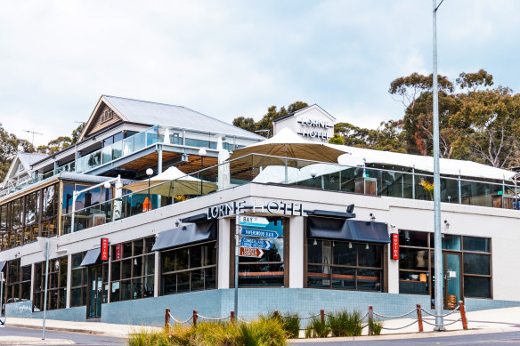 The Lorne Hotel on Victoria’s Great Ocean Road.