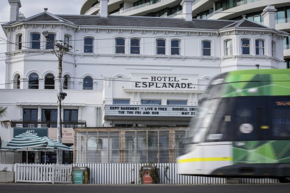 Hotel Esplanade’s customers are spending more on pub dining and less at the hotel’s restaurants.