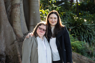 Author Hannah Bent (right) and her sister Camilla.