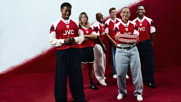 English Premier League club Arsenal is one of many teams to reissue a retro jersey from the 1990s due to soaring demand, about 20 years after they were first released.
