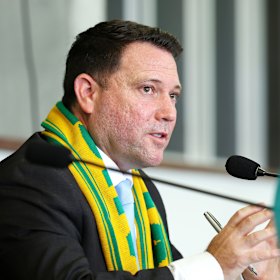 FA chief executive James Johnson.