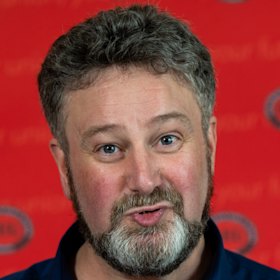 AEU Victorian branch president Justin Mullaly.