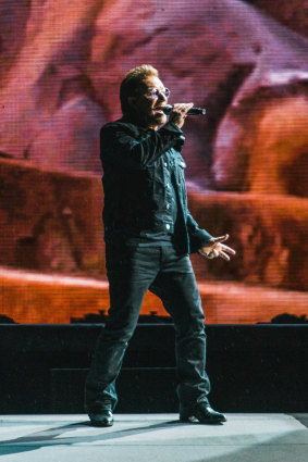 Bono was in fine form.