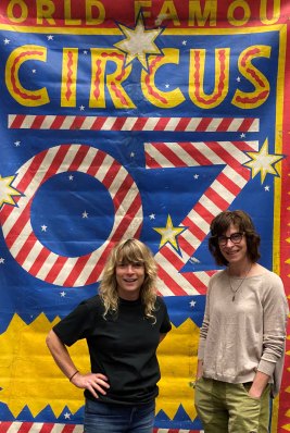 Nicci Wilks and Regina Hill of Circus Oz.